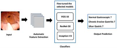 A deep learning based framework for the classification of multi- class capsule gastroscope image in gastroenterologic diagnosis